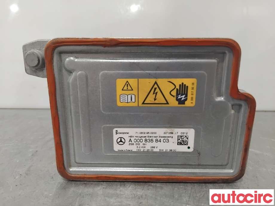Motorvarmer elektrisk til Mercedes EQC 2019-->>  (MERCEDES|A0008358403|710302950200|A1678354200)