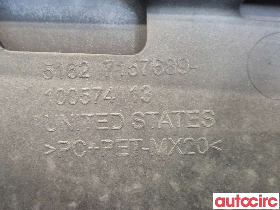 Spoiler bakluke til BMW X5 2007-2013 (E70) (E70) (BMW|51627273446|)