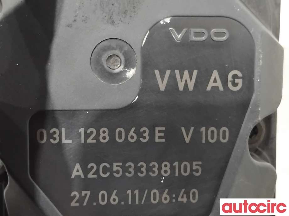 Spjeldhus til Audi A4 2007-2014 (Type IV) (B8) (B8) (AUDI|03L128063AF|A2C53338105|03L128063E)