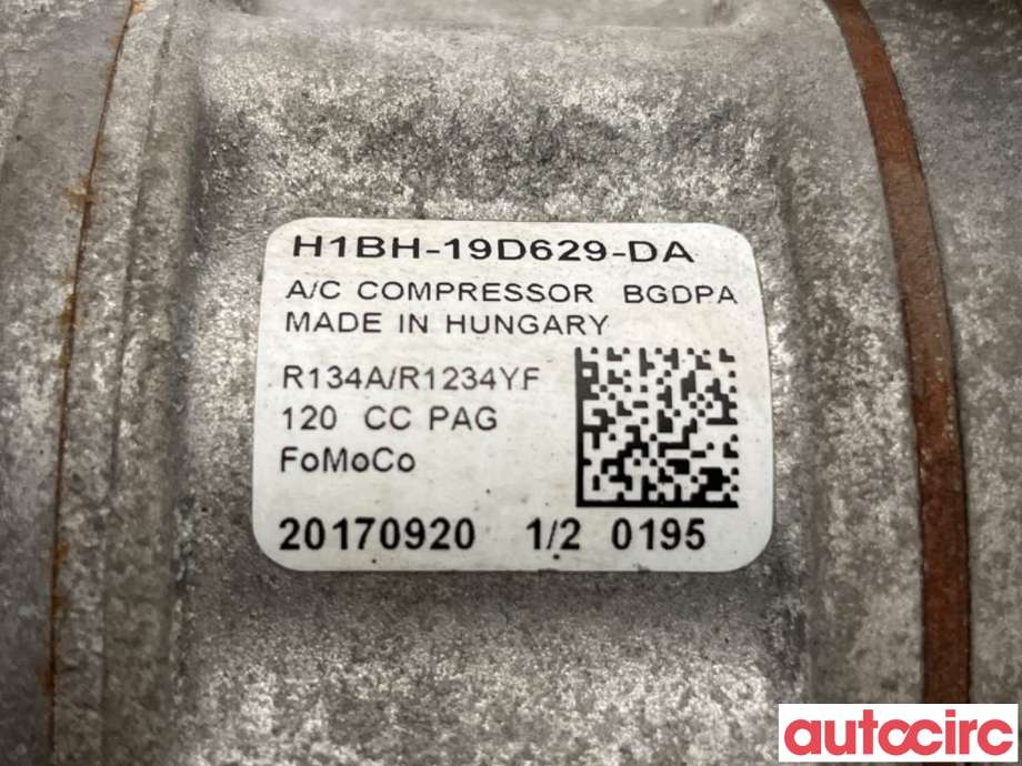 Aircondition kompressor til Ford Fiesta 2017-->> (Type VII)  (FORD|2673870|H1BH-19D629-DA|2759208)