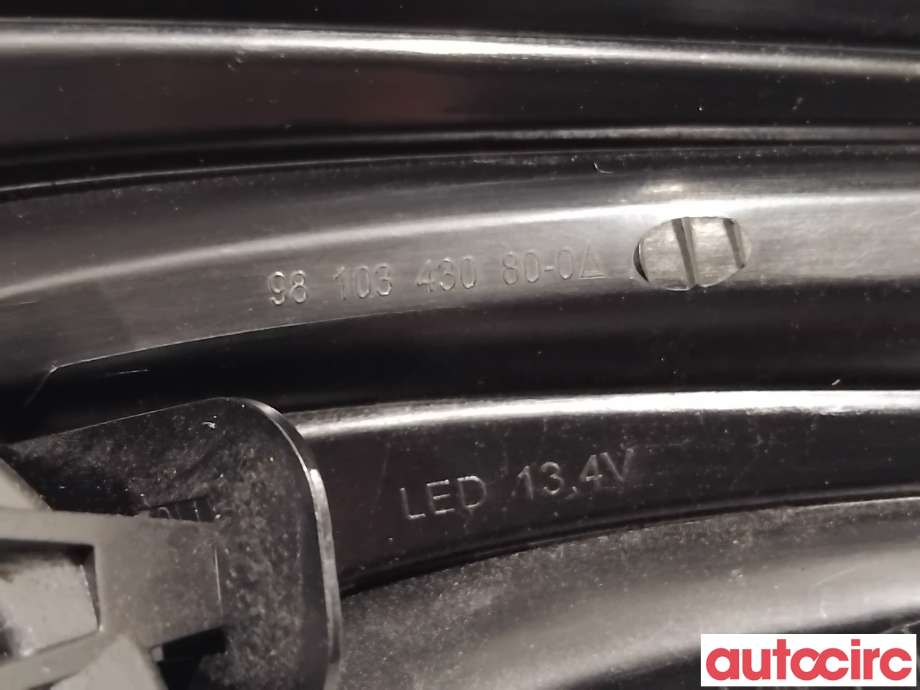 Baklykt venstre til Peugeot 208 2012-2019 (Type I)  (PEUGEOT|9810343080||9825601280)