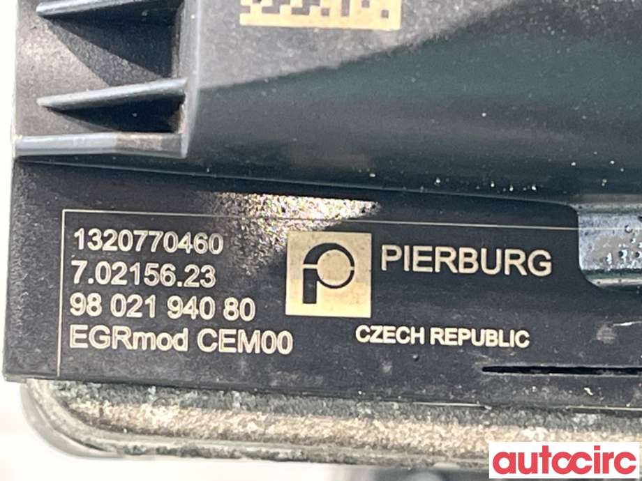 EGR-ventil til Volvo V40 2012-2019  (VOLVO|36001487|70215623|9802194080)