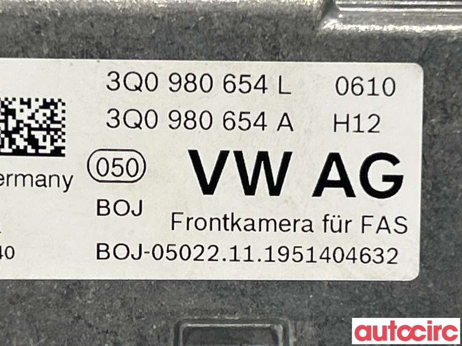 Kamera til Škoda Octavia 2017-2020 (Type III, Fase 2)  (SKODA|3Q0980654L)