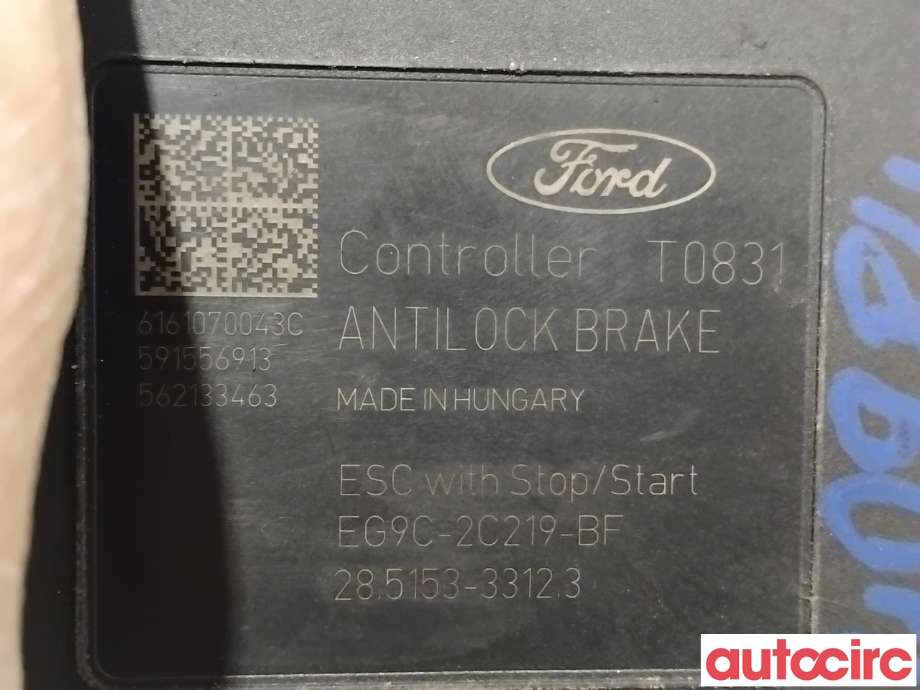 ABS sentral til Ford Mondeo 2014-2019 (Type V, Fase 1)  (FORD|2183036|285153-33123|EG9C-2C405-EG)
