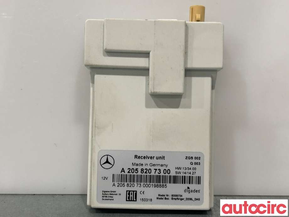 Styreenhet diverse til Mercedes Vito, 2014-->> (W447) (W447) (MERCEDES|A2058207300)