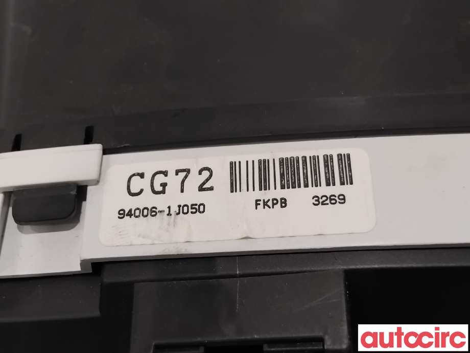 Instrumentpanel til Hyundai i20 2009-2014 (Type I) (HYUNDAI|940061J050|A2C53398848|94006-1J050)