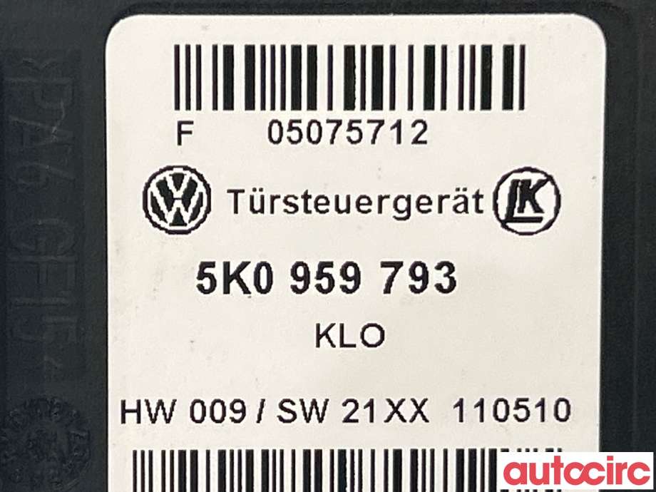 Ruteheis venstre foran til VW Golf VI 2008-2012  (VOLKSWAGEN|5K0959701E)