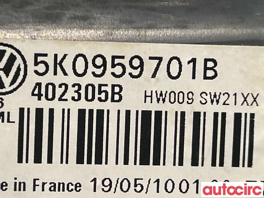 Ruteheis venstre foran til VW Golf VI 2008-2012  (VOLKSWAGEN|5K0959701E)