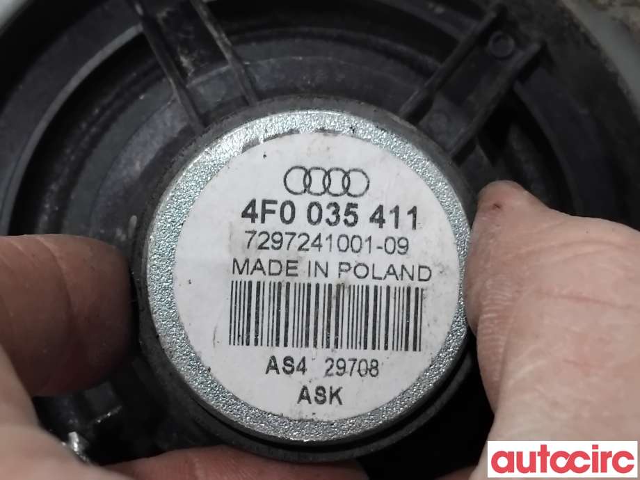 Bilstereo høyttaler til Audi A6 2008-2011 (Type III, Fase 2) (C6) (C6) (AUDI|4F0035411|)