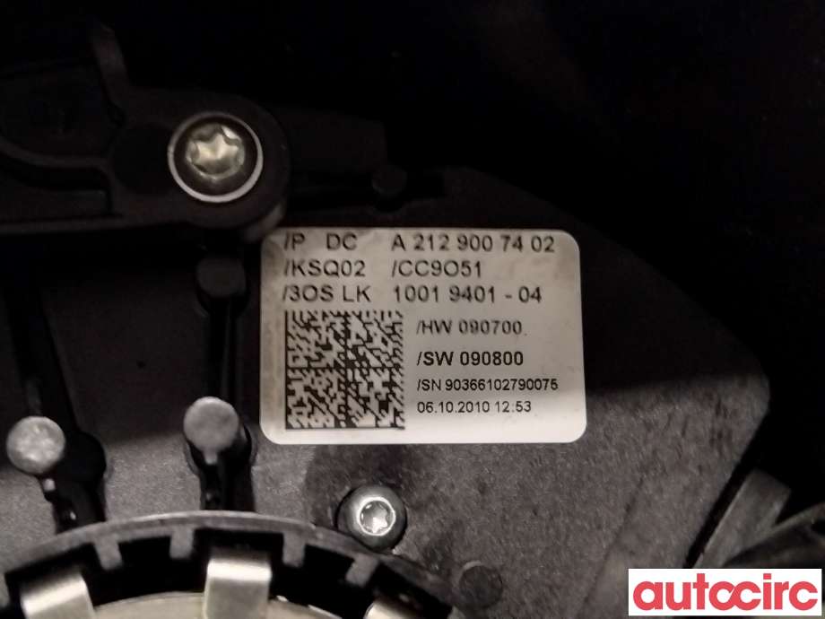 Bryter combi til Mercedes E-Klasse 2009-2013 (Fase 1) (W212) (W212) (MERCEDES|A2129007402|10019401-04)