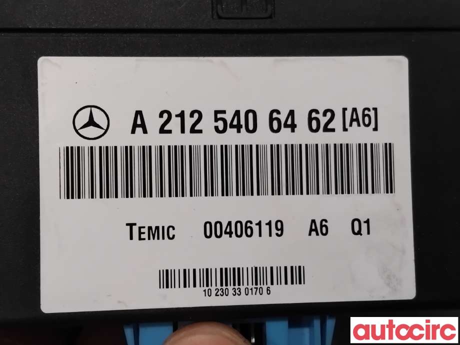 Styreenhet nivå/luftfjæring til Mercedes E-Klasse 2009-2013 (Fase 1) (W212) (W212) (MERCEDES|A2129006514|00406119|A2125406462)