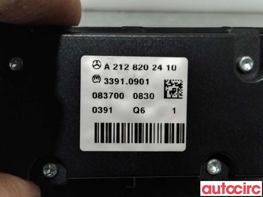 Bryter setevarme til Mercedes E-Klasse 2009-2013 (Fase 1) (W212) (W212) (MERCEDES|A2128202410|33910901)