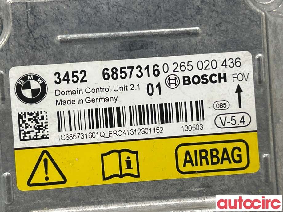 Airbag elektronikk til BMW 5-Serie 2010-2017 (F10/F11) (F10/F11) (BMW|34526857316)
