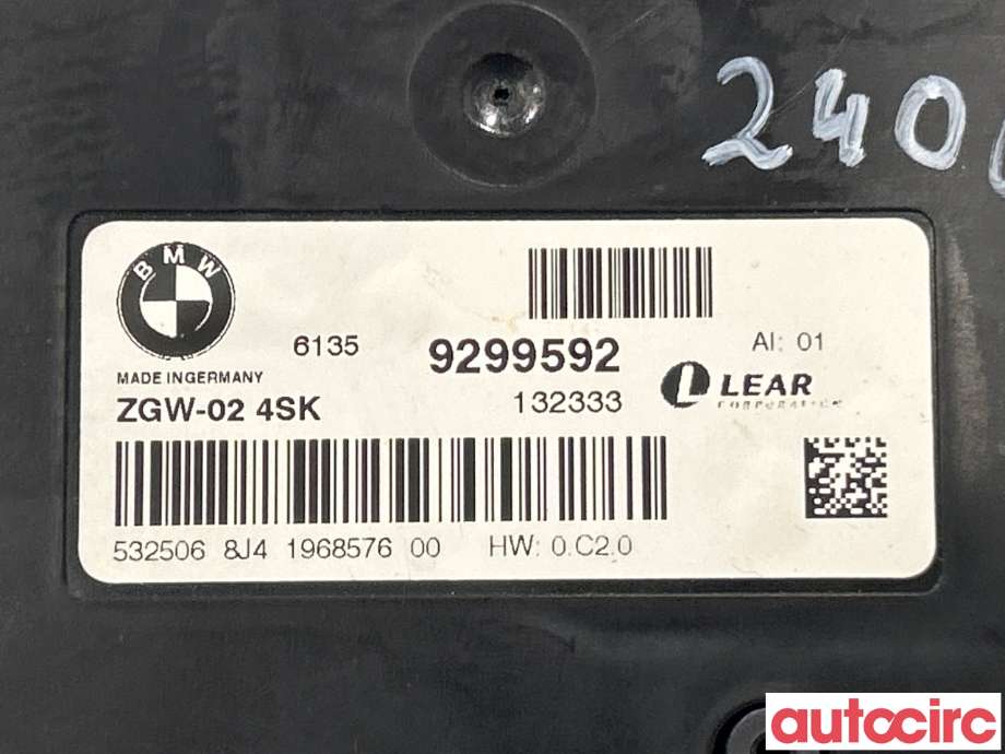 Styreenhet comfort (BCM) til BMW 5-Serie 2010-2017 (F10/F11) (F10/F11) (BMW|61359393659)