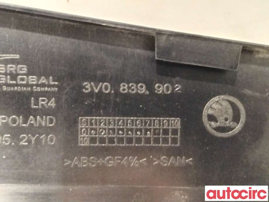 Lister til Škoda Superb 2015-->> (Type III)  (SKODA|3V0839902|)