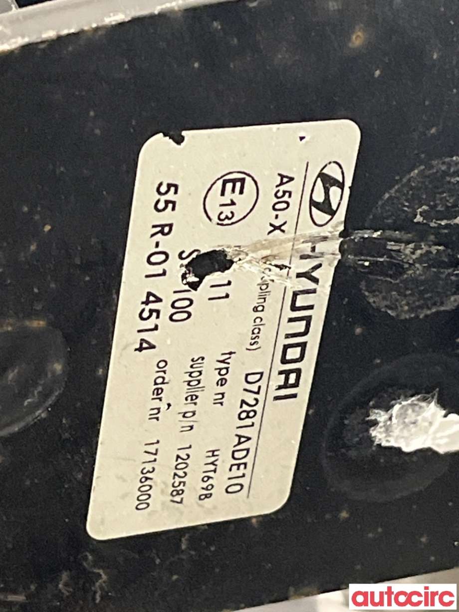 Hengerfeste til Hyundai Tucson 2015-2020 (HYUNDAI|NO NR|D7281ADE10|55R-014514)