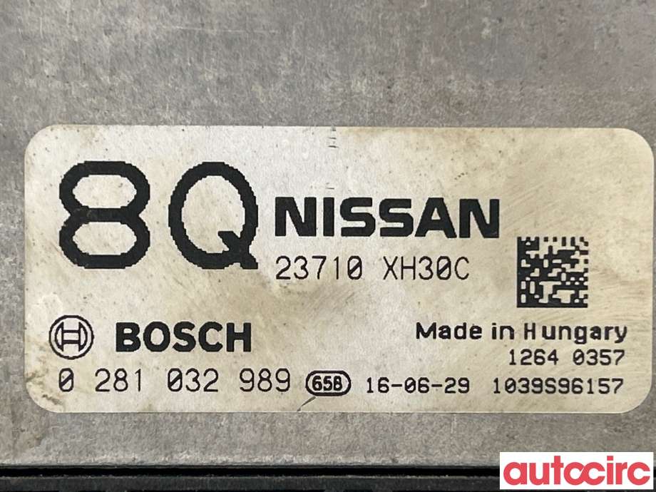 Styreenhet motor til Nissan Note 2013-2017 (Type II) (NISSAN|23710XH30B)