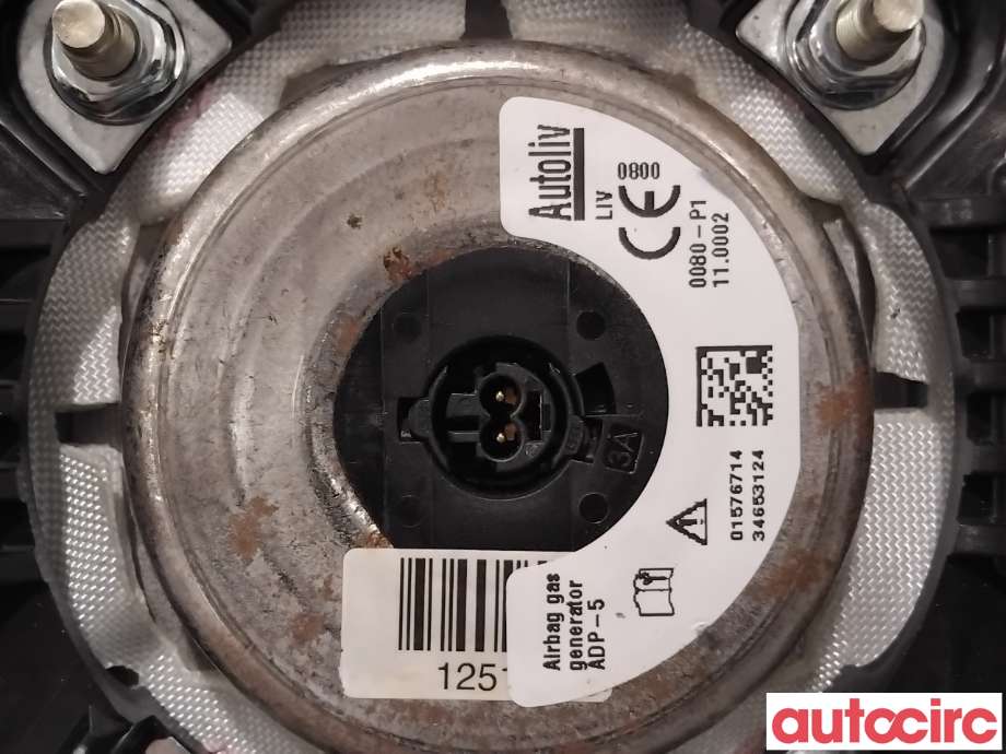 Airbag rattpute til Ford Transit Connect 2013-2018 Type II, Fase 1  (FORD|1810758||DT11-K042B85-AA35B8)