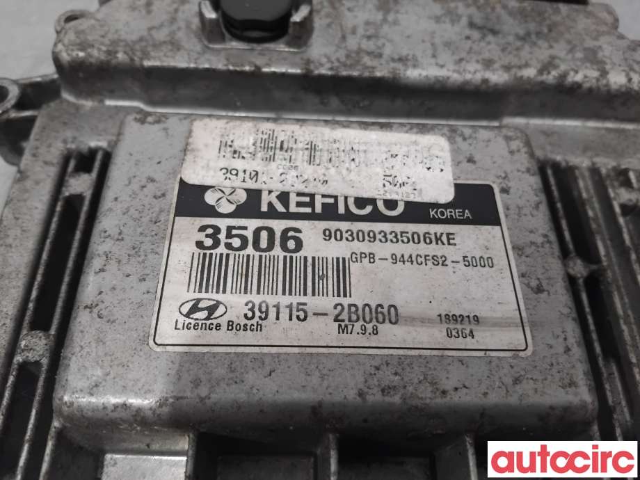 Styreenhet motor til Hyundai i20 2009-2014 (Type I)  (HYUNDAI|391152B060|9030933506KE|39115-2B060)