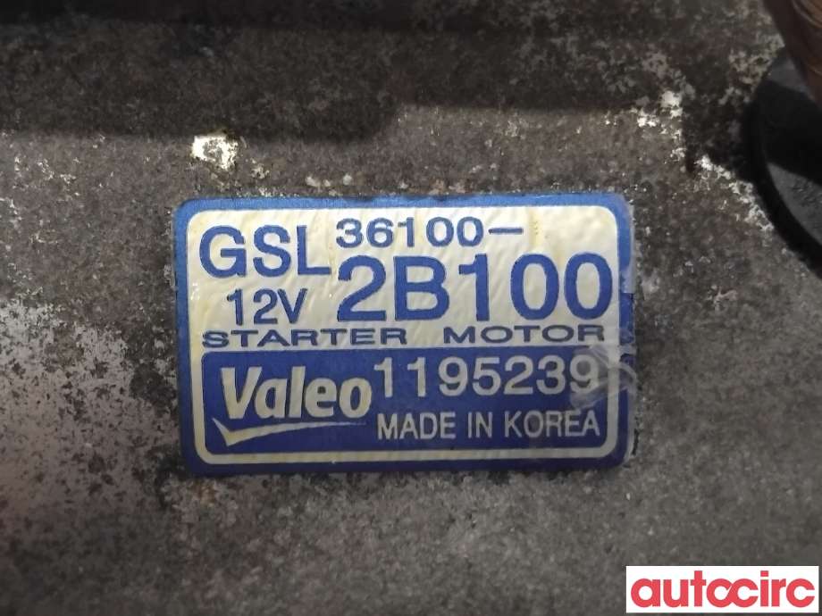 Starter til Hyundai i20 2009-2014 (Type I)  (HYUNDAI|361002B100|1195239|36100-2B100)