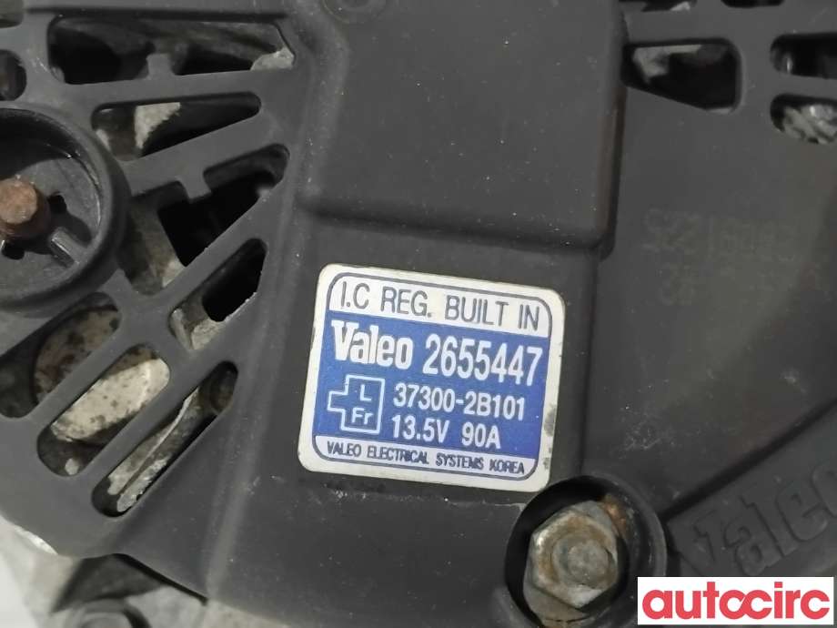 Dynamo til Hyundai i20 2009-2014 (Type I)  (HYUNDAI|373002B101|2655447|37300-2B101)