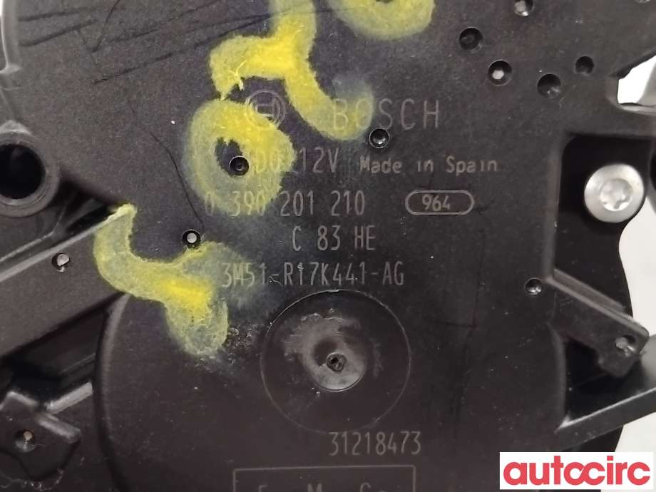 Viskermotor bakrute til Ford Mondeo 2011-2014 (Type IV, Fase 2)  (FORD|1689913|0390201210|3M51-R17K441-AG)