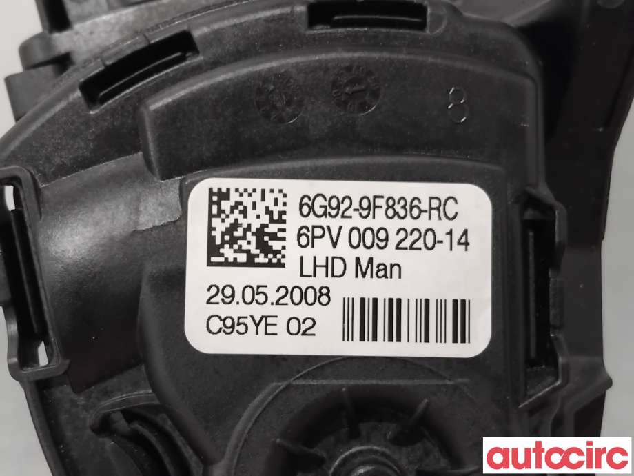 Pedal gass til Ford Mondeo 2007-2010 (Type IV, Fase 1)  (FORD|2103911|6PV009220-14|6G92-9F836-RC)