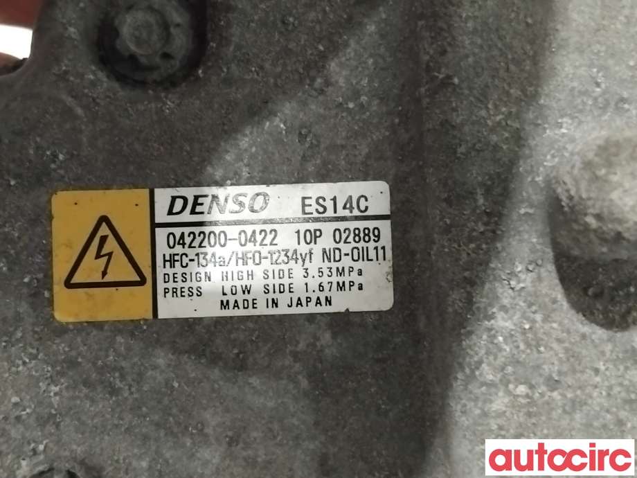 Aircondition kompressor til Toyota Auris 2013-2015 (Type II, Fase 1)  (TOYOTA|8837047032|042200-0422|)