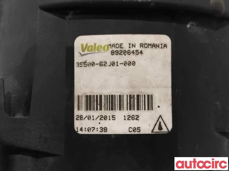 Tåkelykt høyre foran til Suzuki Vitara 2015-->> (Type IV)  (SUZUKI|35500-62J01|89206454)