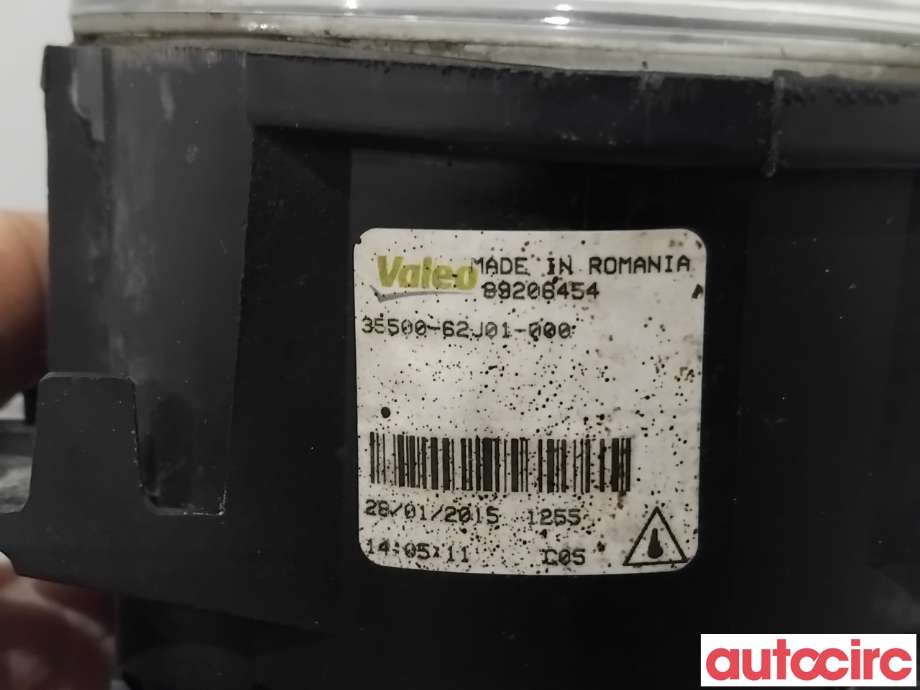 Tåkelykt høyre foran til Suzuki Vitara 2015-->> (Type IV)  (SUZUKI|35500-62J01|89206454)