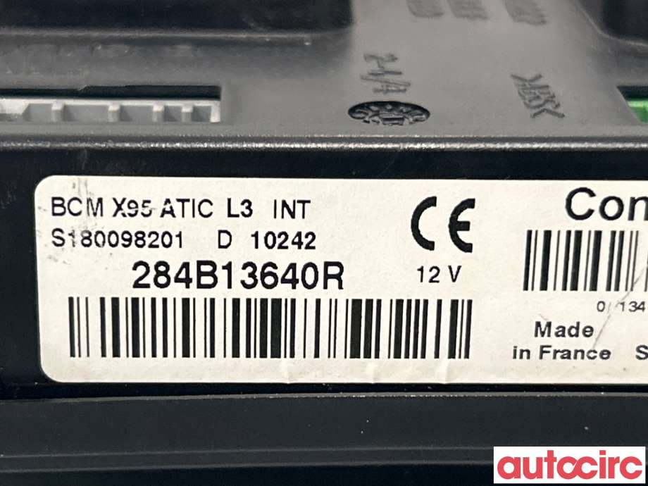 Styreenhet diverse til Renault Megane 2009-2016 Type III  (RENAULT|284B13640R)
