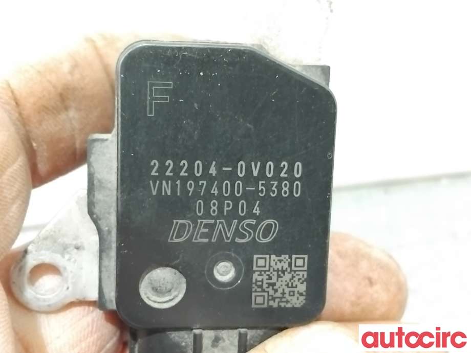 Luftmengde/luftmassemåler til Toyota Auris 2013-2015 (Type II, Fase 1)  (TOYOTA|222040V020|VN197400-5380|22204-0V020)