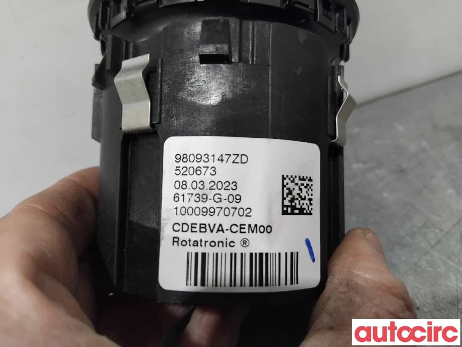 Bryter diverse til Citroën Berlingo 2019-->> (Type III)  (CITROEN|98093147ZD|)