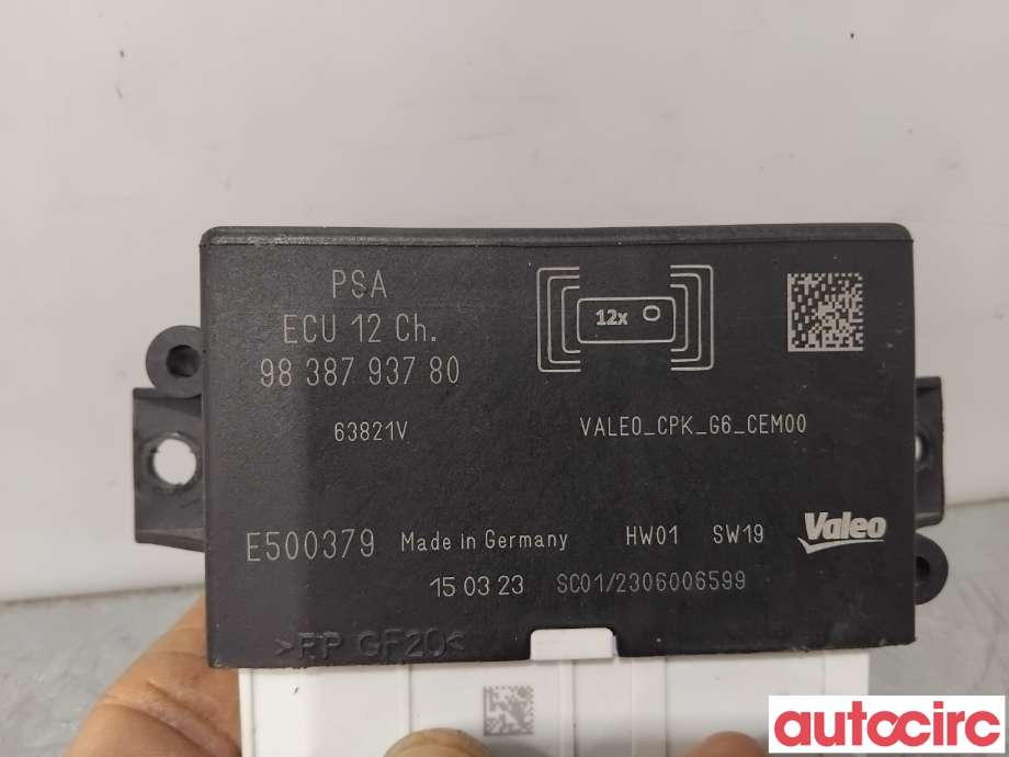 Styreenhet parkering til Citroën Berlingo 2019-->> (Type III)  (CITROEN|1634174280||9838793780)