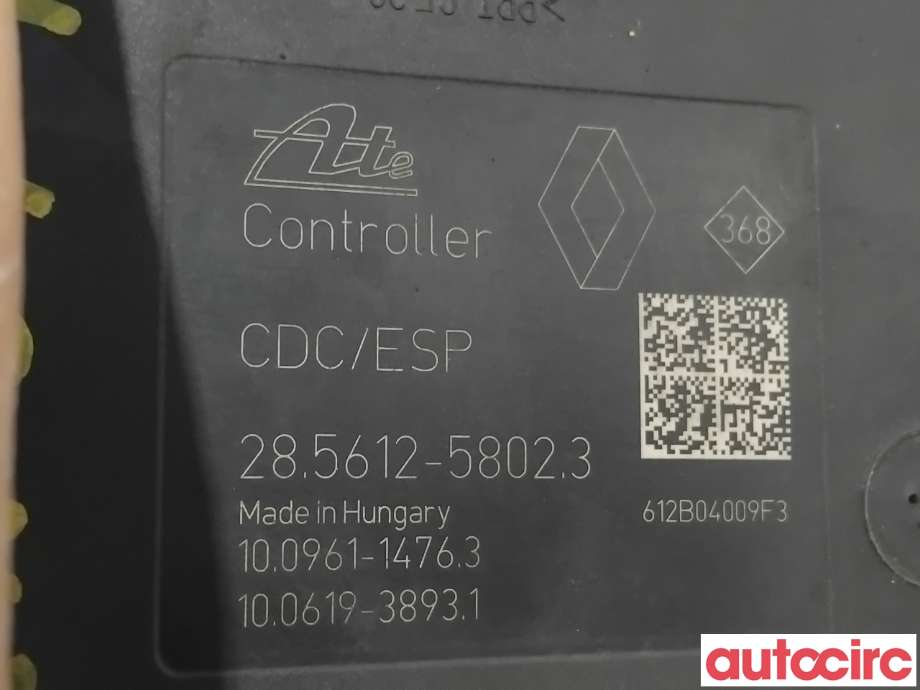 ABS sentral til Renault Scenic 2009-2016 (Type III) (RENAULT|476605605R|285612-58023|476608933R)