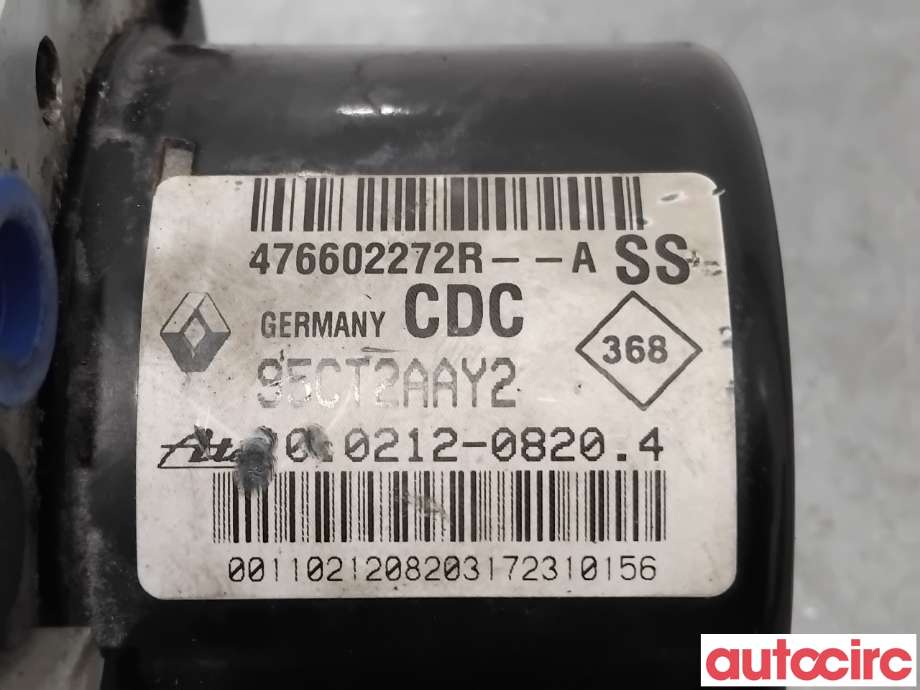 ABS sentral til Renault Scenic 2009-2016 (Type III) (RENAULT|476605605R|285612-58023|476608933R)