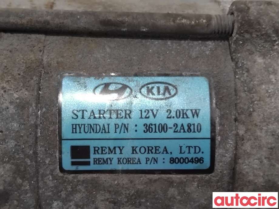 Starter diesel til Hyundai i40 2012-2017  (HYUNDAI|361002A810|8000496|36100-2A810)