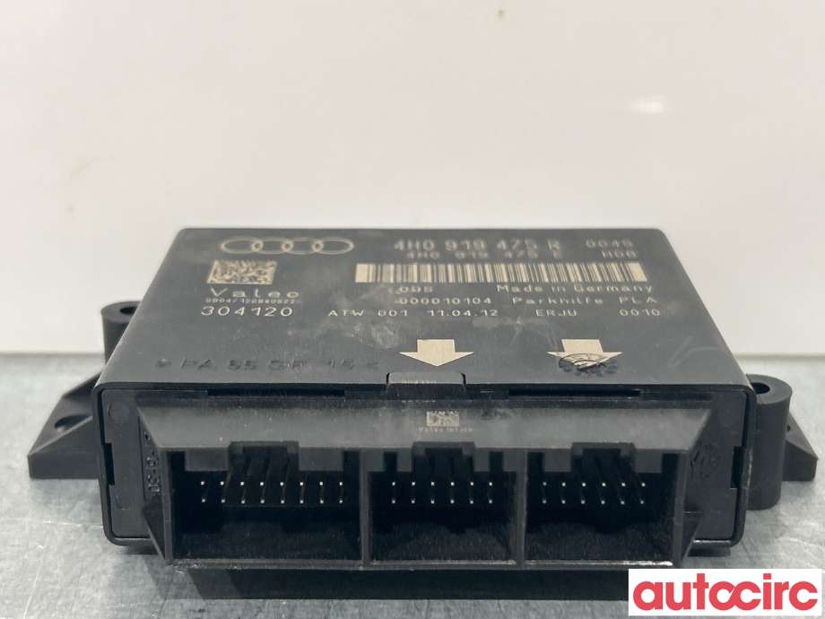 Styreenhet parkering til Audi A6 2011-2014 (Type IV, Fase 1) (C7) (C7) (AUDI|4H0919475AB)