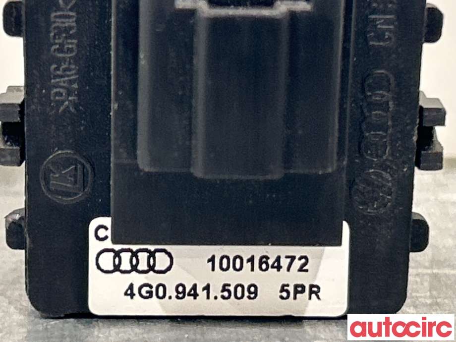 Bryter nødblink til Audi A6 2011-2014 (Type IV, Fase 1) (C7) (C7) (AUDI|4G0941509)