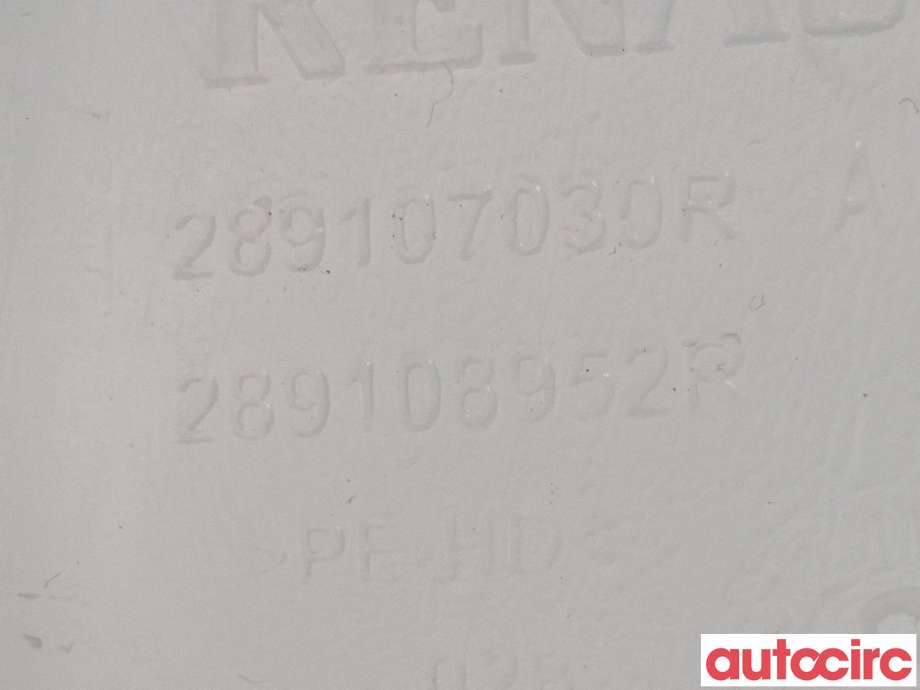 Spylertank til Renault Zoe 2013-2019 (Fase 1)  (RENAULT|289108952R)