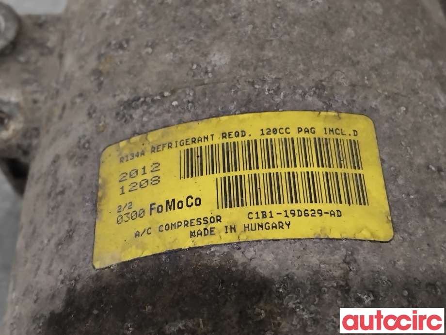 Aircondition kompressor til Ford Fiesta 2013-2017 (Type VI, Fase 2)  (FORD|2163335||C1B1-19D629-AD)