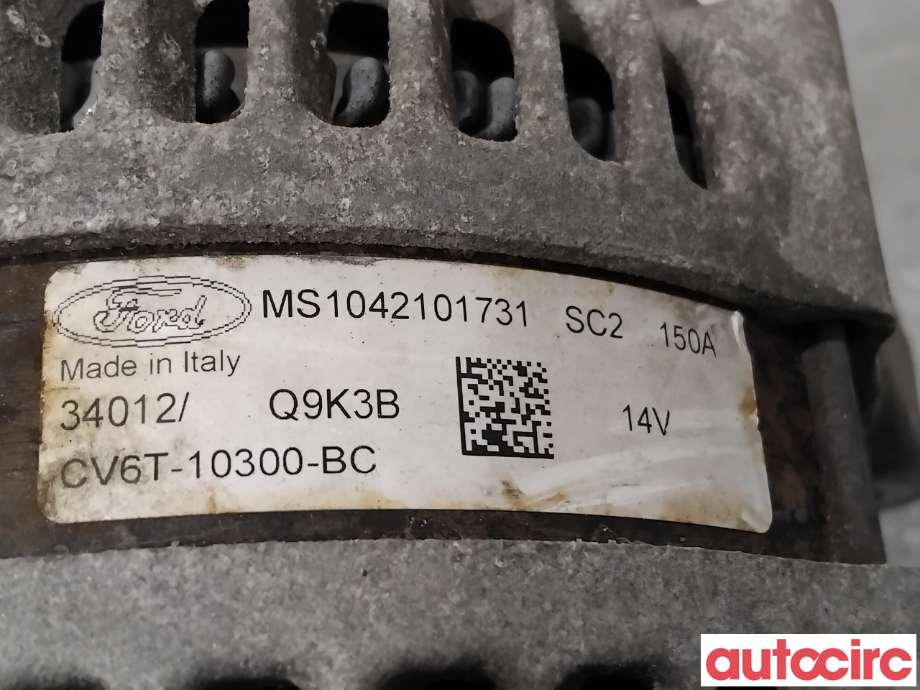 Dynamo til Ford Fiesta 2013-2017 (Type VI, Fase 2)  (FORD|2414991|MS1042101731|CV6T-10300-BC)