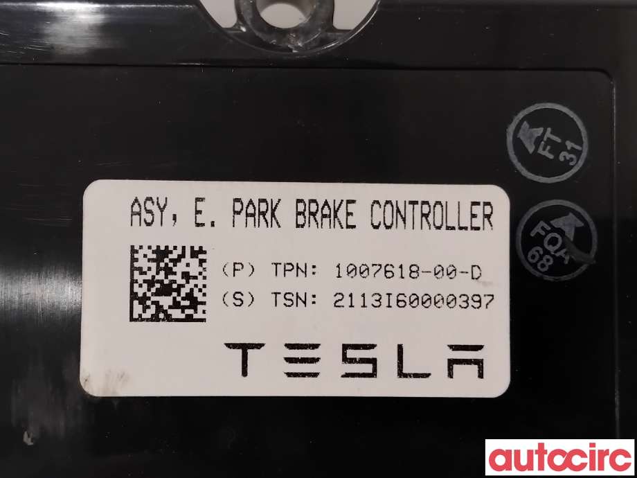 Styreenhet elektrisk parkbrems (EPB - Electric Parking Brake) til Tesla Model S 2013-2016 (Fase 1)  (TESLA|1007618-00-D|)