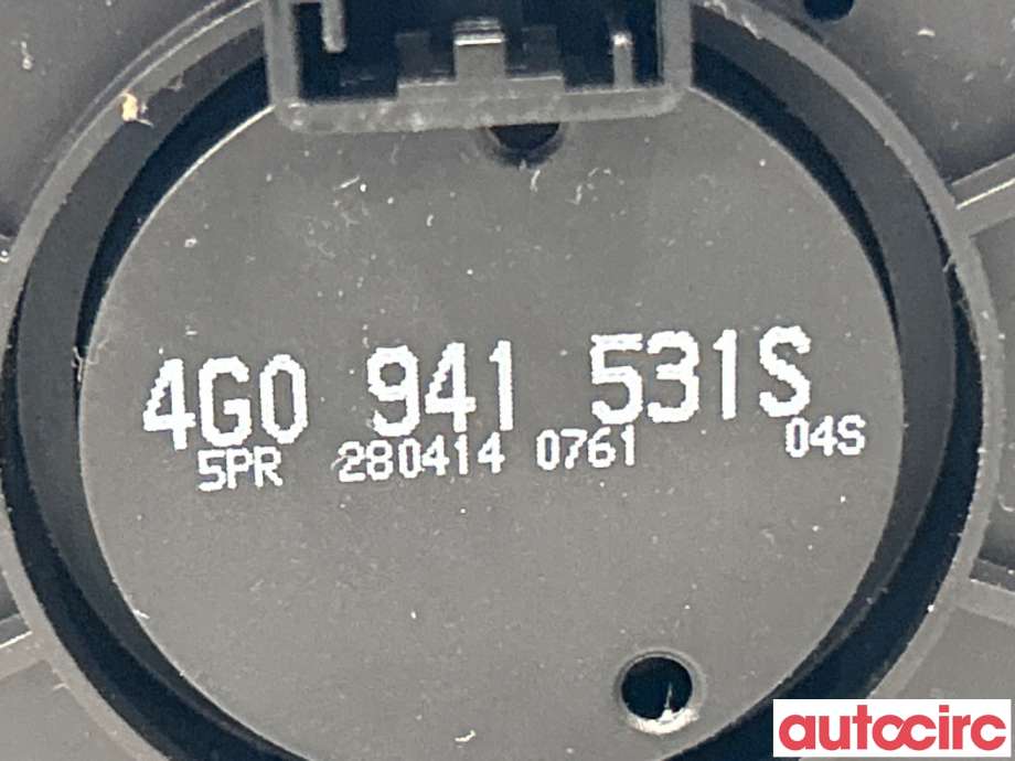 Bryter lys til Audi A6, Allroad 2012-2014 (Type III, Fase 1) (C7) (C7) (AUDI|4G0941531S)