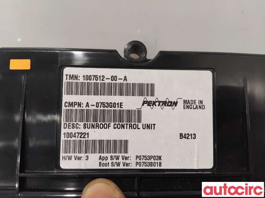 Styreenhet takluke til Tesla Model S 2013-2016 (Fase 1)  (TESLA|1007512-00-B||1007512-00-A)
