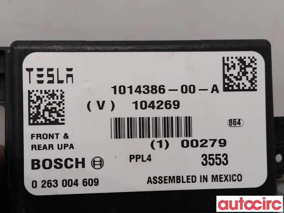 Styreenhet parkering til Tesla Model S 2013-2016 (Fase 1)  (TESLA|1014386-00-A|0263004609)