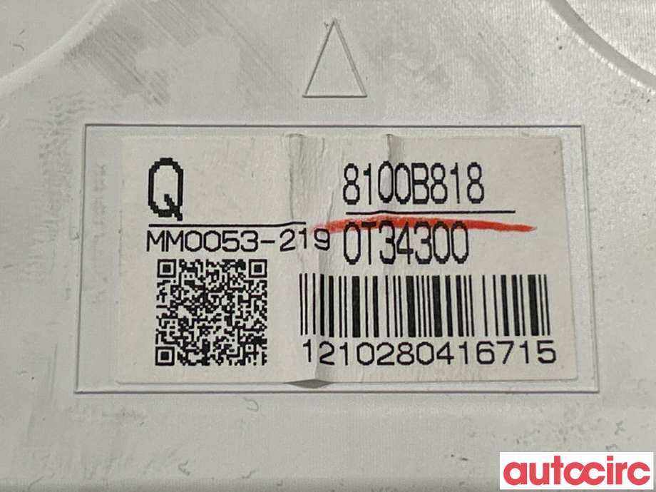 Instrumentpanel til Mitsubishi ASX 2010-2019  (MITSUBISHI|8100B818)