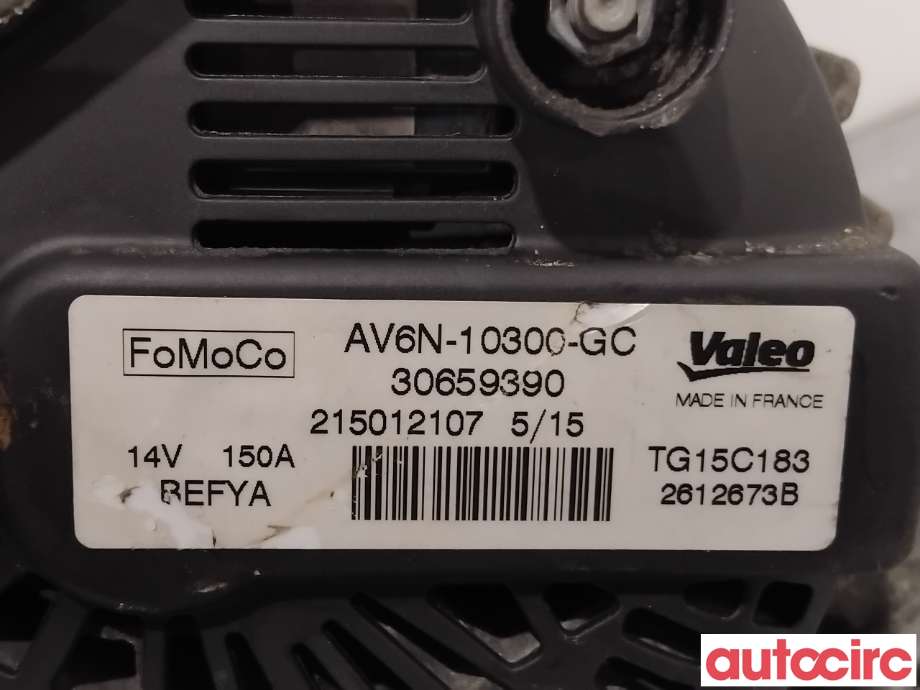 Dynamo til Ford Transit Connect 2013-2018 Type II, Fase 1  (FORD|2260730|TG15C183|1857696)