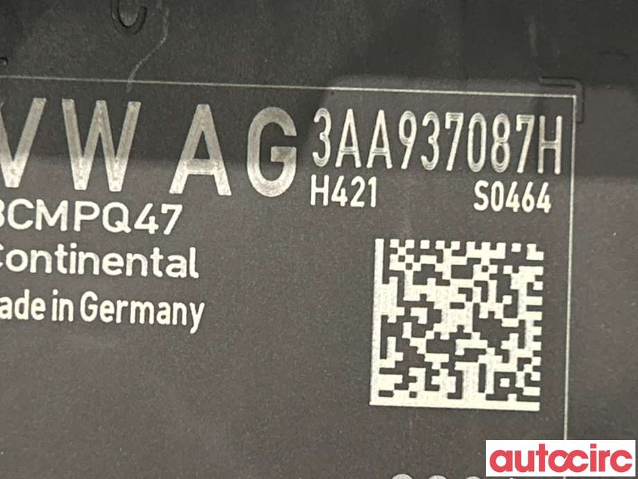 Styreenhet comfort (BCM) til VW Passat 2011-2015 (B7) (B7) (VOLKSWAGEN|3AA937087)