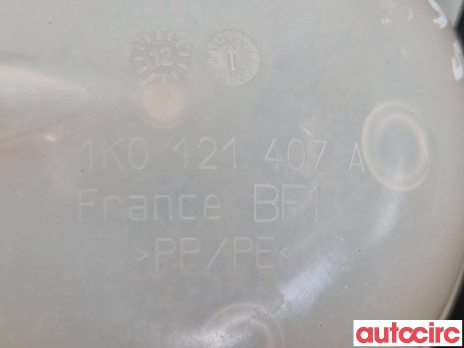 Ekspansjonstank til VW Passat 2011-2015 (B7) (B7) (VOLKSWAGEN|1K0121407F||1K0121407A)